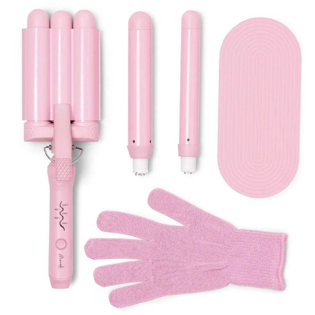 Pink Hair Styling Tool Set